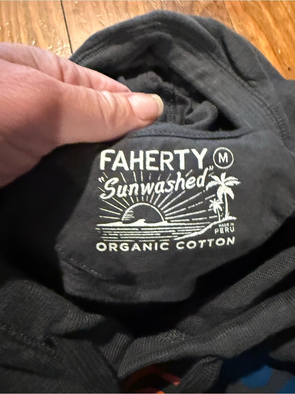 Faherty Charcoal New York Knickerbockers Graphic Hoodie with Blue & Gold Logo - Picture 3 of 5